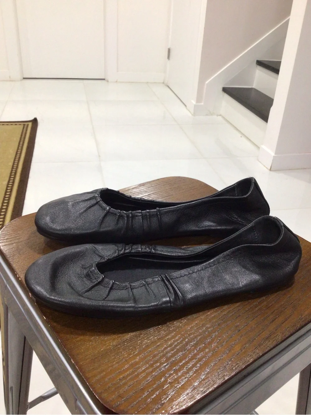 Zara ballet gathered upper